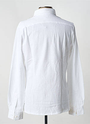 Chemise manches longues coupe cintrée blanc PIERRE TALAMON homme
