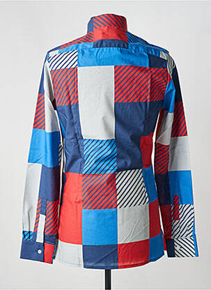 Chemise manches longues imprimé fantaisie bleu PIERRE TALAMON homme