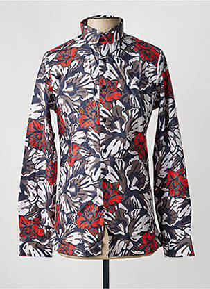 Chemise manches longues imprimé fantaisie rouge PIERRE TALAMON homme