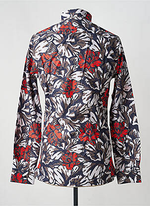 Chemise manches longues imprimé fantaisie rouge PIERRE TALAMON homme