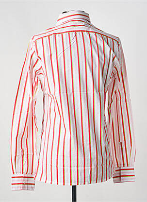 Chemise manches longues coupe cintrée rouge PIERRE TALAMON homme