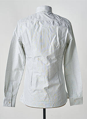 Chemise manches longues coupe cintrée gris PIERRE TALAMON homme