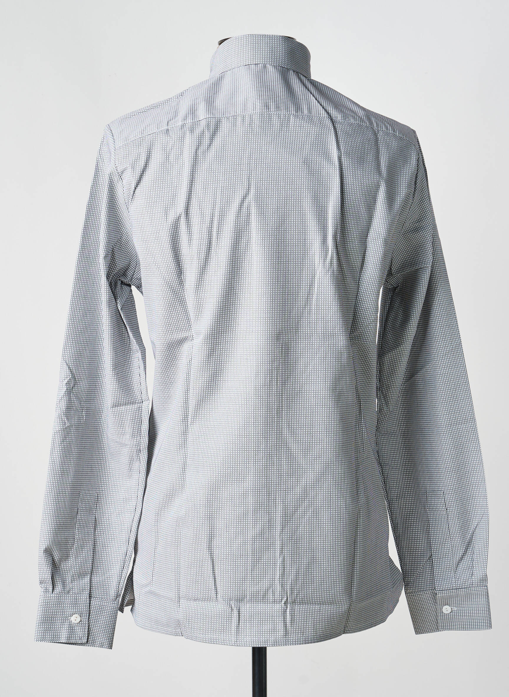 Chemise manches longues imprimé fantaisie gris PIERRE TALAMON homme