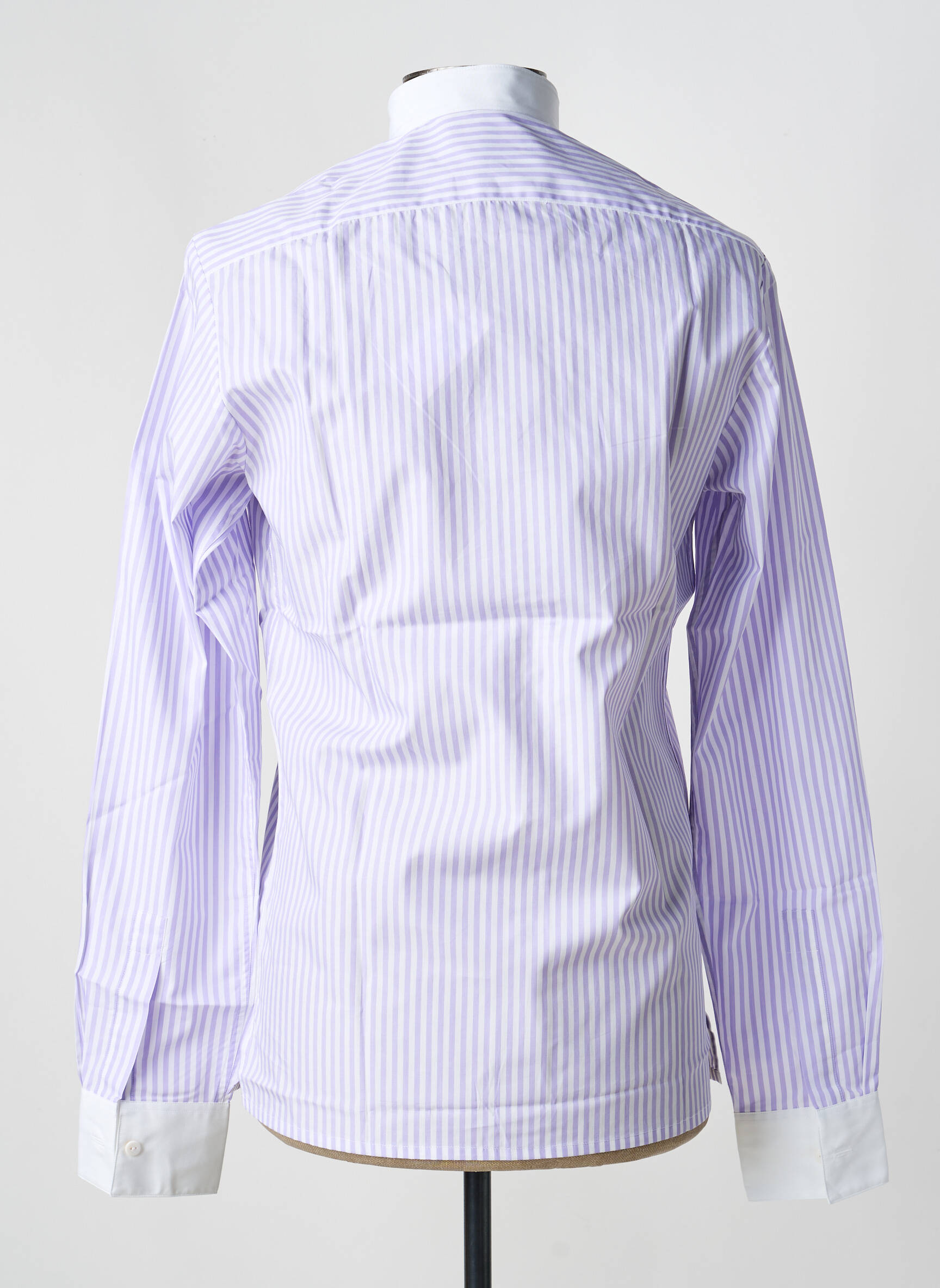 Chemise manches longues coupe cintrée violet PIERRE TALAMON homme