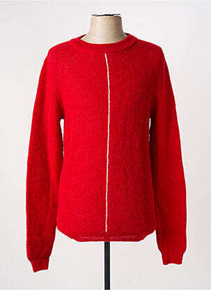 Pull stretch manches longues rouge PIERRE TALAMON homme