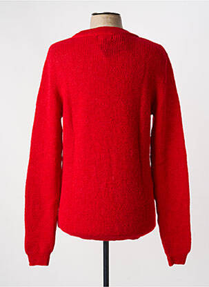 Pull stretch manches longues rouge PIERRE TALAMON homme