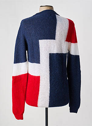 Pull stretch manches longues bleu PIERRE TALAMON homme