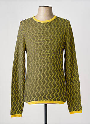Pull stretch manches longues orange PIERRE TALAMON homme