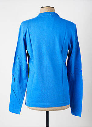 Pull stretch manches longues bleu PIERRE TALAMON homme