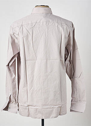 Chemise manches longues coupe droite gris PIERRE TALAMON homme