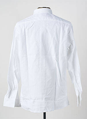 Chemise manches longues coupe droite blanc PIERRE TALAMON homme