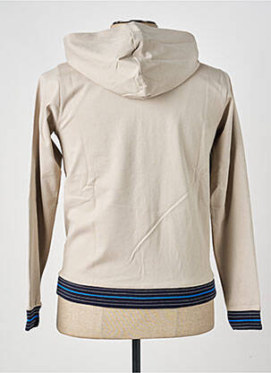 Veste casual resserrée sur le bas beige PIERRE TALAMON homme