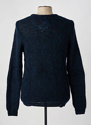 Pull stretch manches longues bleu PIERRE TALAMON homme