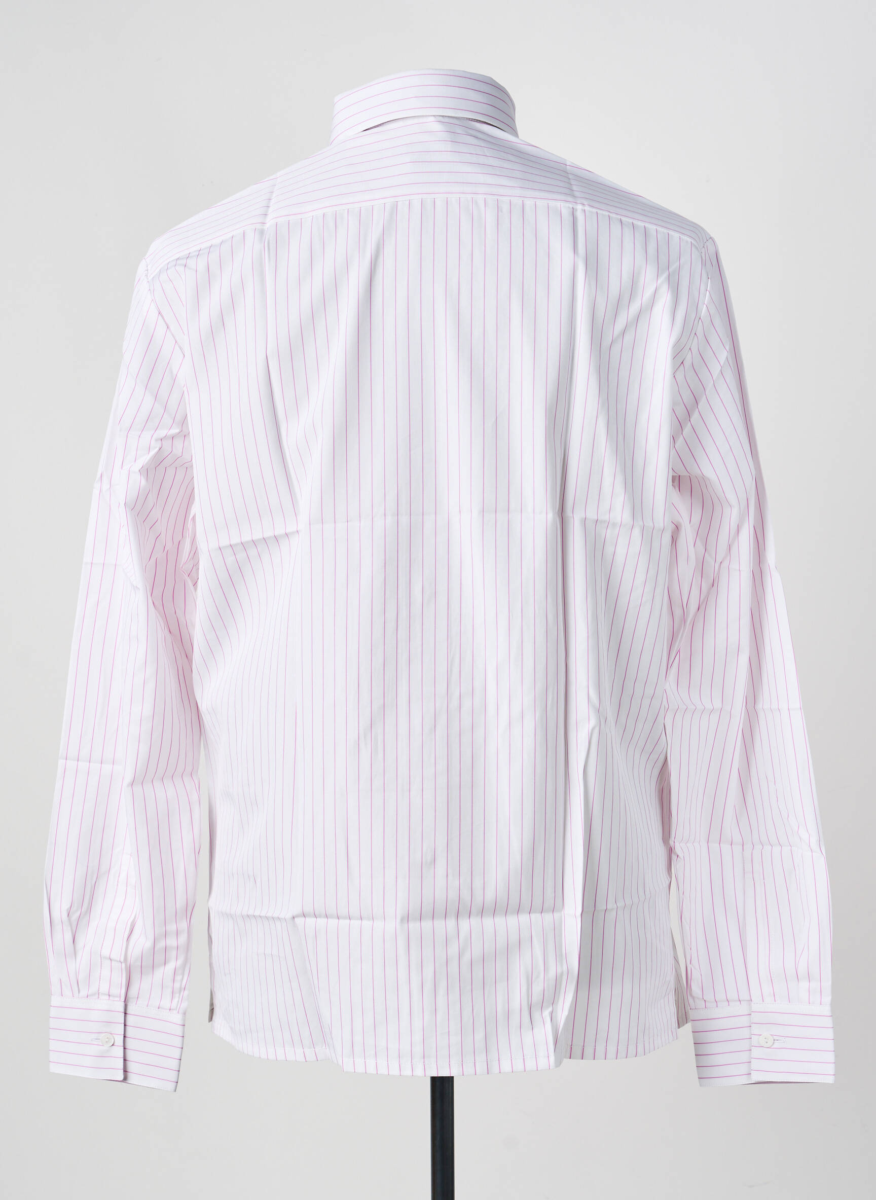 Chemise manches longues coupe droite rose PIERRE TALAMON homme