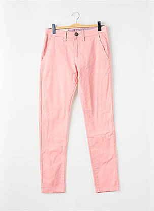 Pantalon chino stretch taille normale rose PEPE JEANS homme