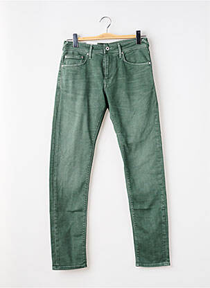 Jeans coupe slim stretch taille normale vert PEPE JEANS homme