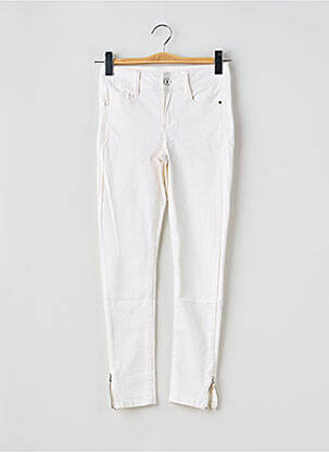 Pantalon slim tissage popeline taille normale blanc LPB LES PETITES BOMBES  femme