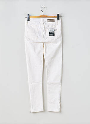 Pantalon slim tissage popeline taille normale blanc LPB LES PETITES BOMBES  femme