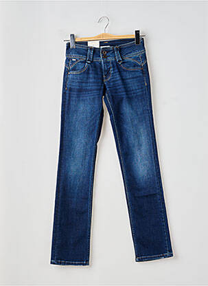 Jeans coupe droite stretch taille normale bleu PEPE JEANS femme