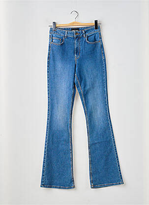 Jean coupe flare stretch taille normale bleu PIECES femme