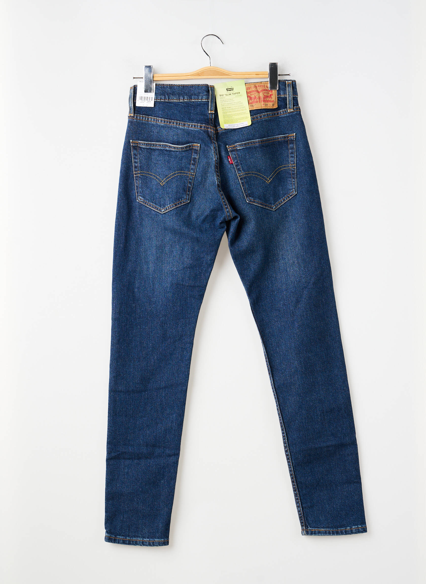 Jeans coupe slim slim taille normale bleu LEVI'S homme
