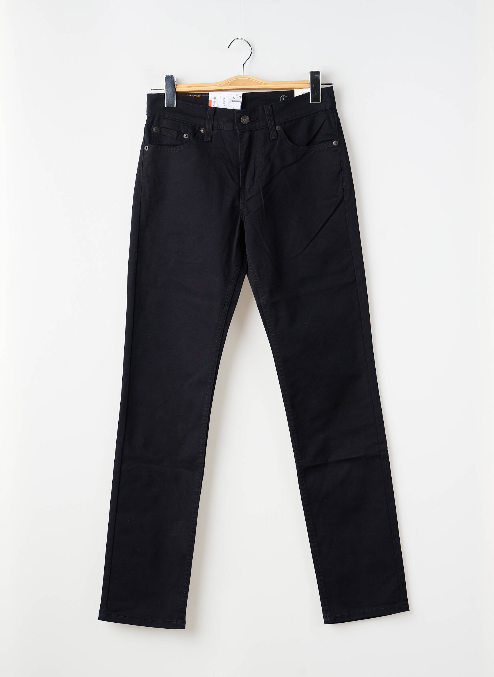Pantalon slim stretch taille normale noir LEVI'S homme