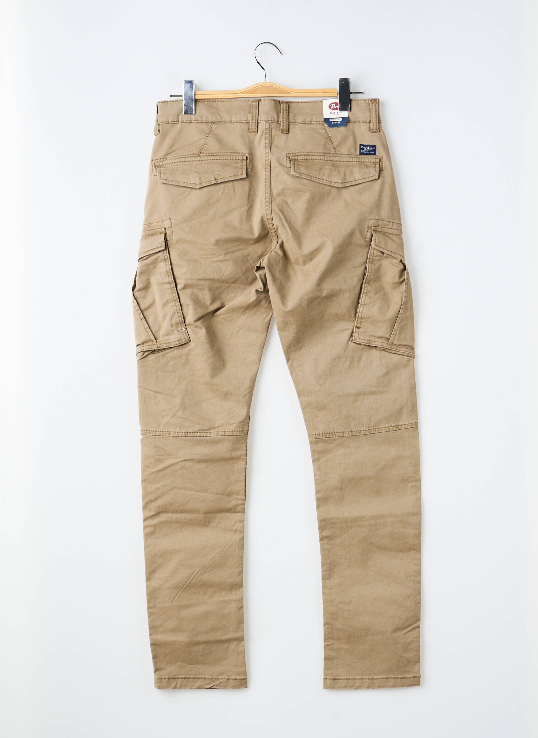 Pantalon cargo taille normale taille normale beige PETROL INDUSTRIES homme