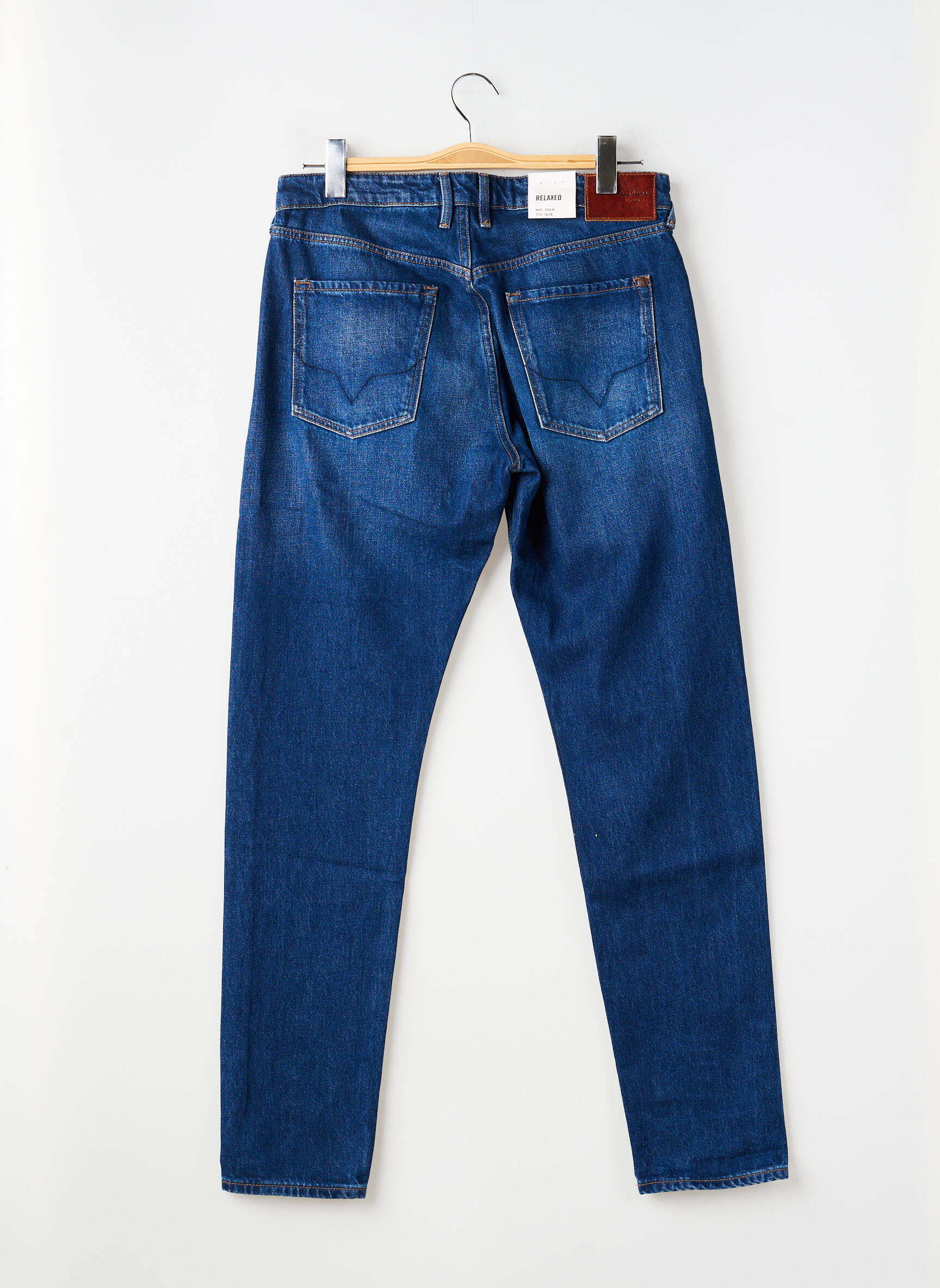 Jeans coupe droite fermeture boutonnée sur le devant taille normale bleu PEPE JEANS homme