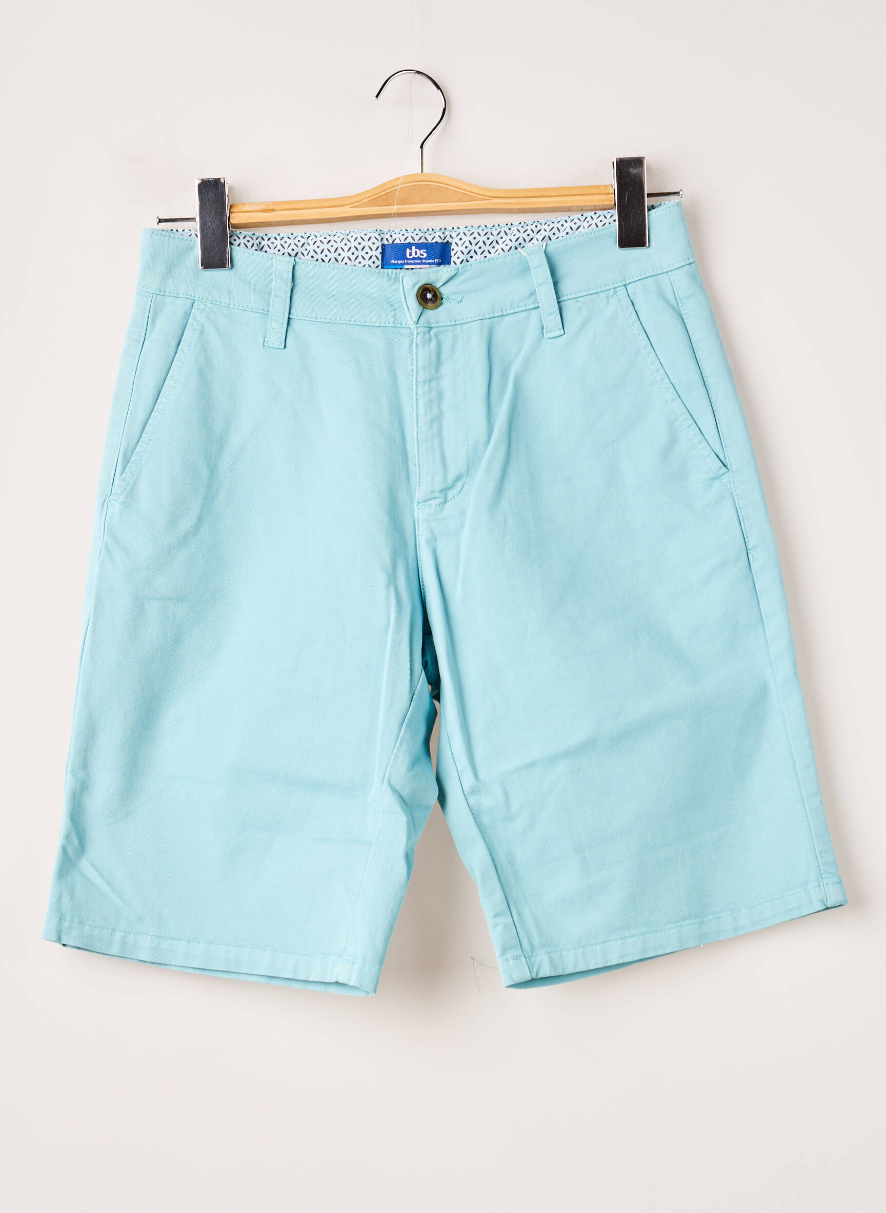 Bermuda stretch taille normale bleu TBS homme