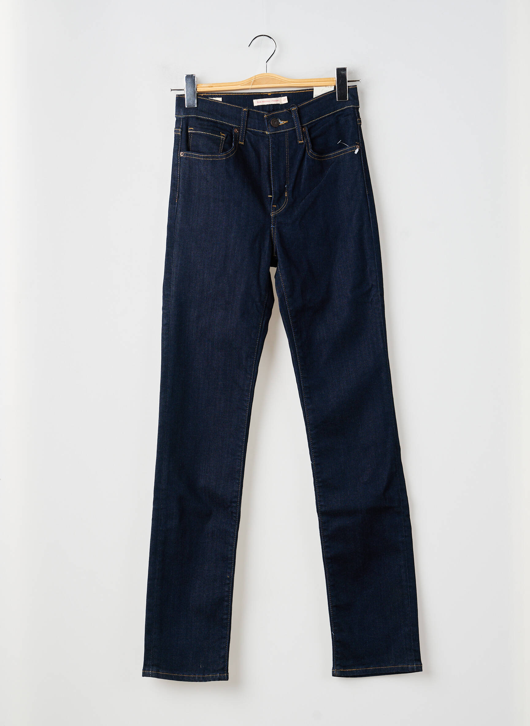 Jeans coupe slim stretch taille normale bleu LEVI'S femme