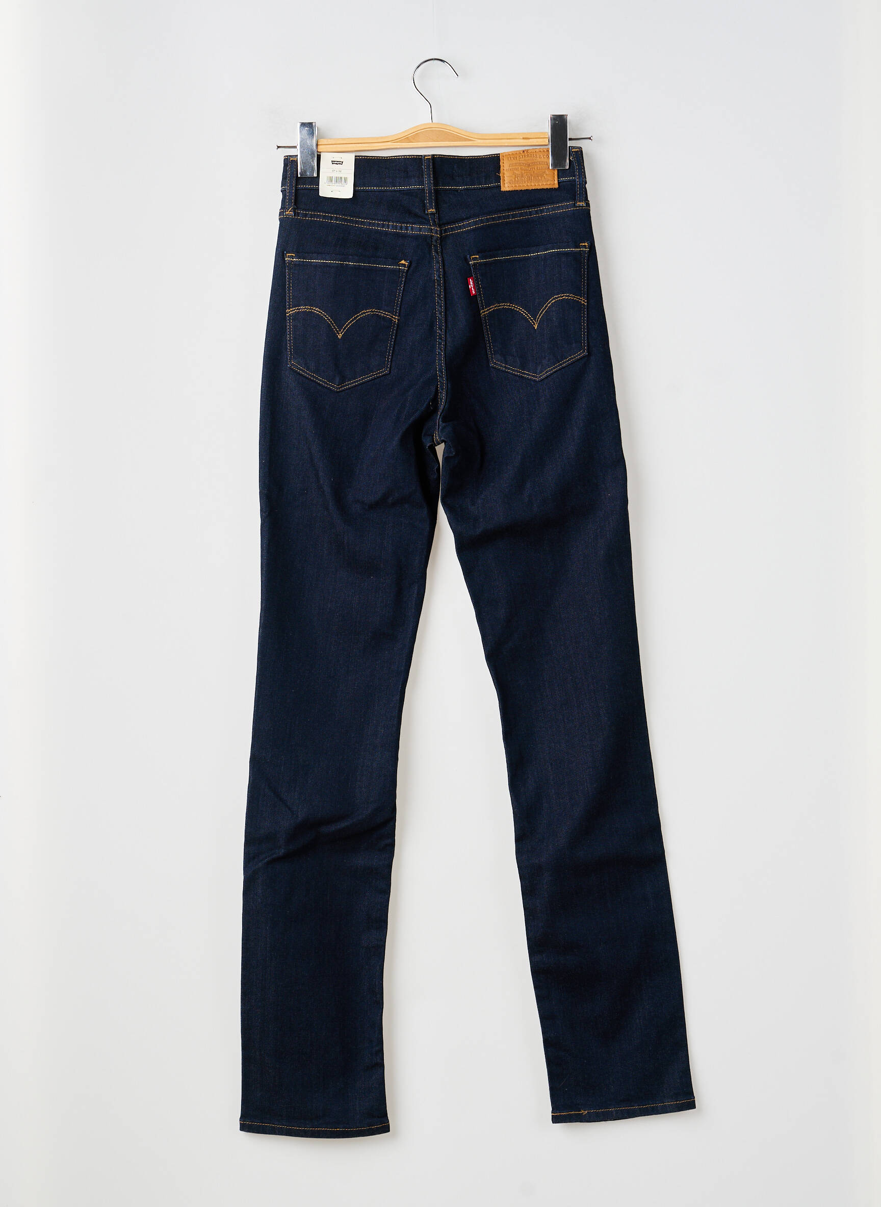 Jeans coupe slim stretch taille normale bleu LEVI'S femme