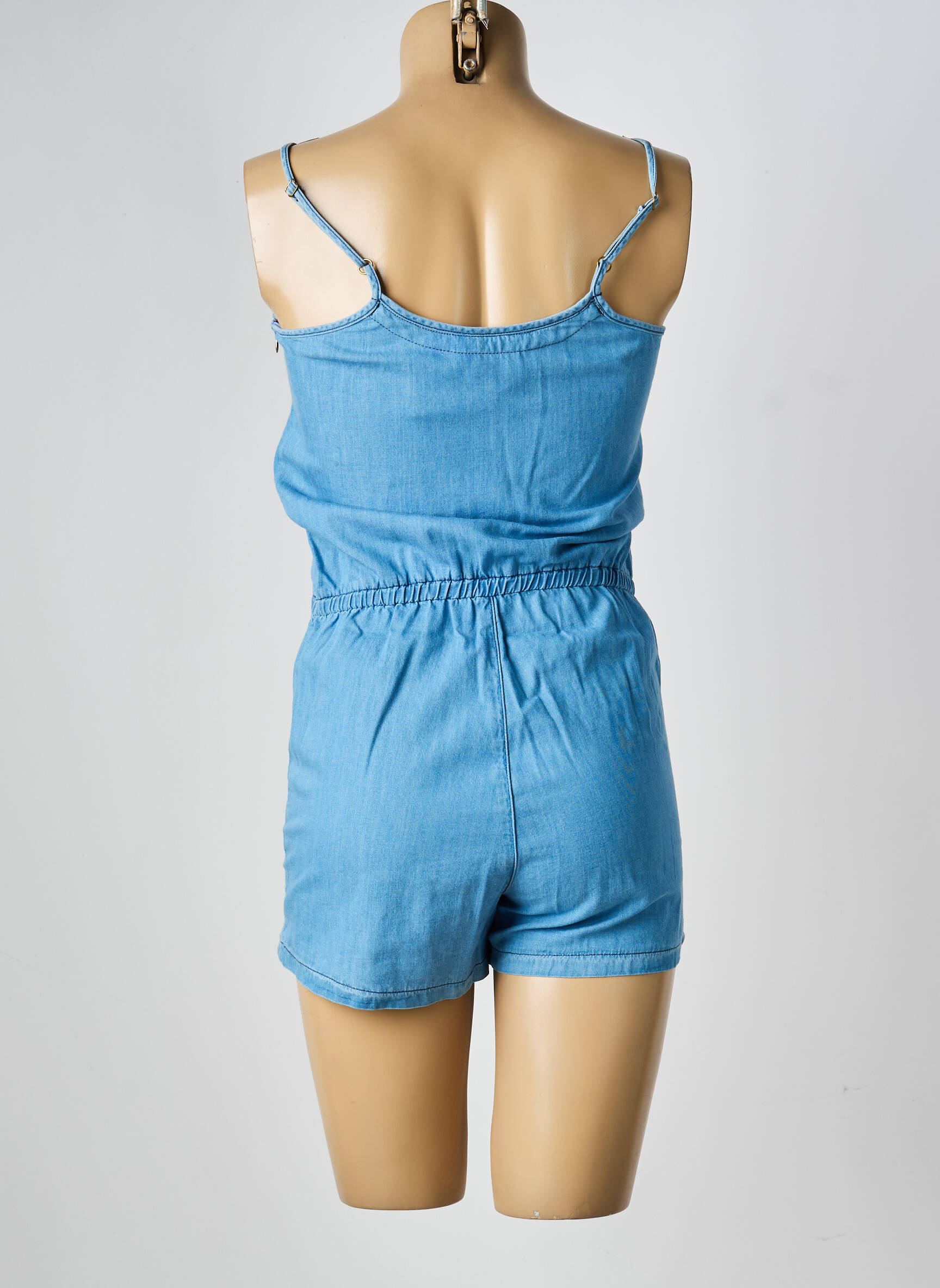 Combishort fines bretelles fines bretelles bleu LES TROPEZIENNES PAR M.BELARBI femme