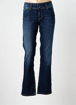 Jeans coupe droite stretch taille normale bleu PEPE JEANS femme