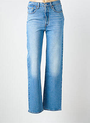Jeans coupe droite taille haute taille haute bleu LEVI'S femme