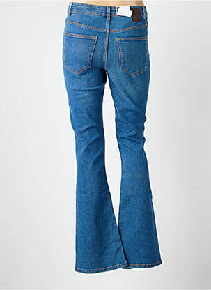Jean coupe flare stretch taille haute bleu PIECES femme
