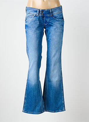 Jean coupe flare stretch taille basse bleu PEPE JEANS femme