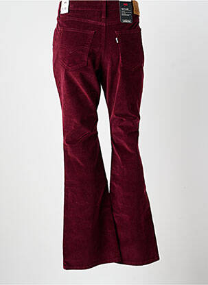 Pantalon flare stretch taille normale rouge LEVI'S femme