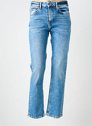 Jeans coupe droite taille haute taille haute bleu PEPE JEANS femme