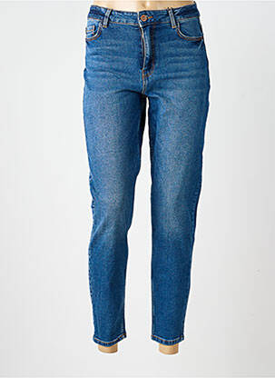 Jean coupe mom poches taille haute bleu PIECES femme
