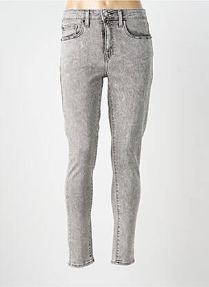 Jeans skinny taille haute taille haute gris LEVI'S femme