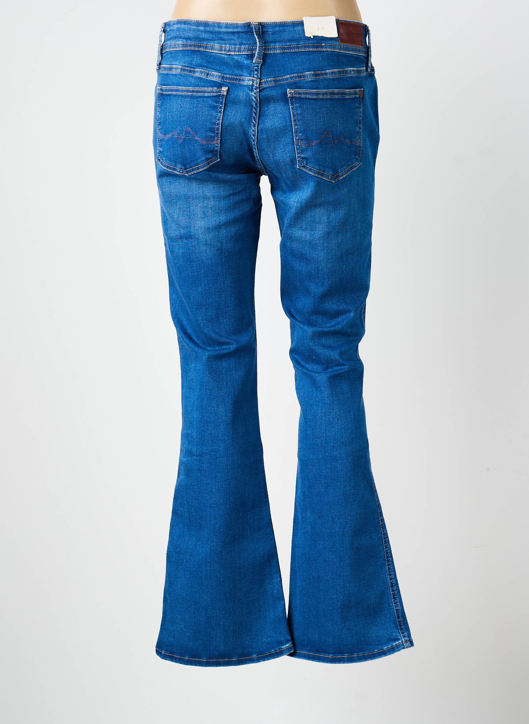 Jean coupe flare stretch taille normale bleu PEPE JEANS femme
