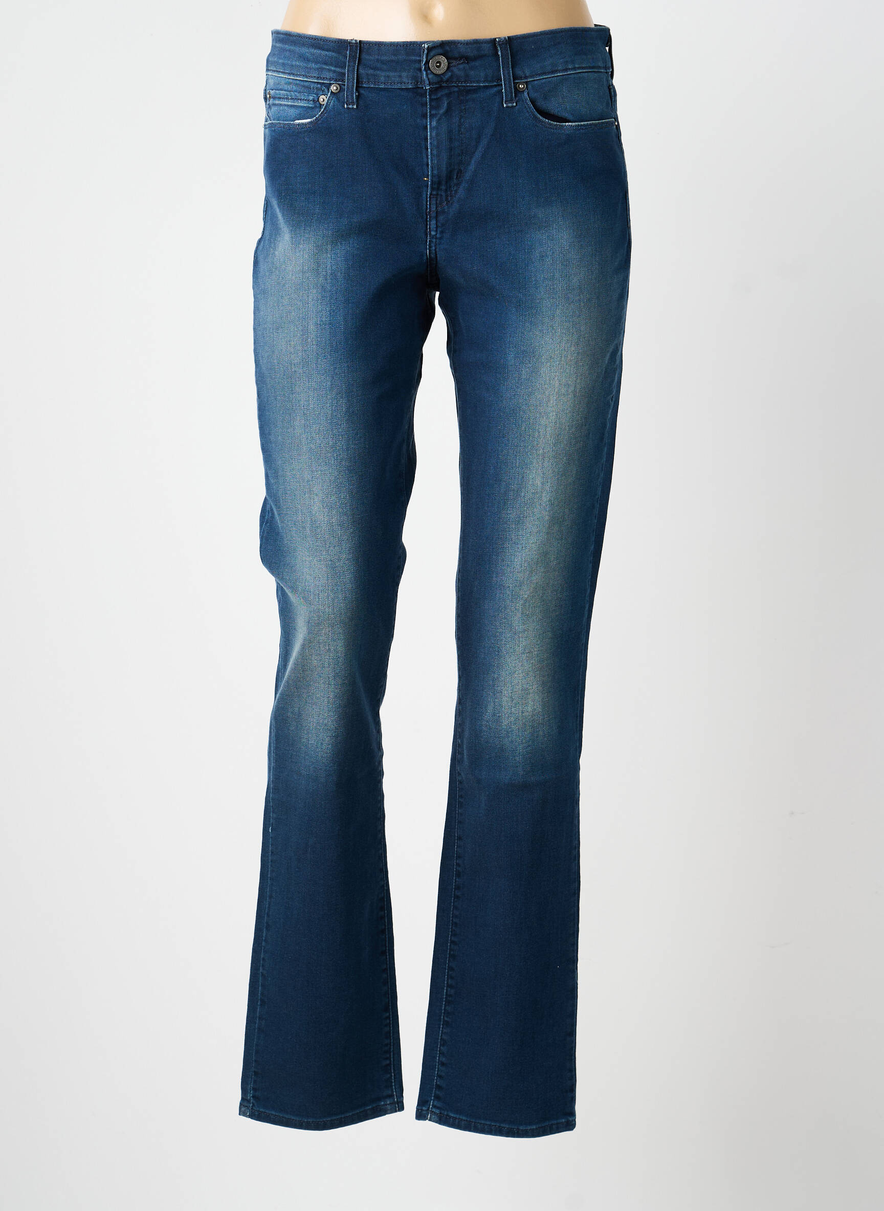 Jeans coupe slim stretch taille normale bleu LEVI'S femme