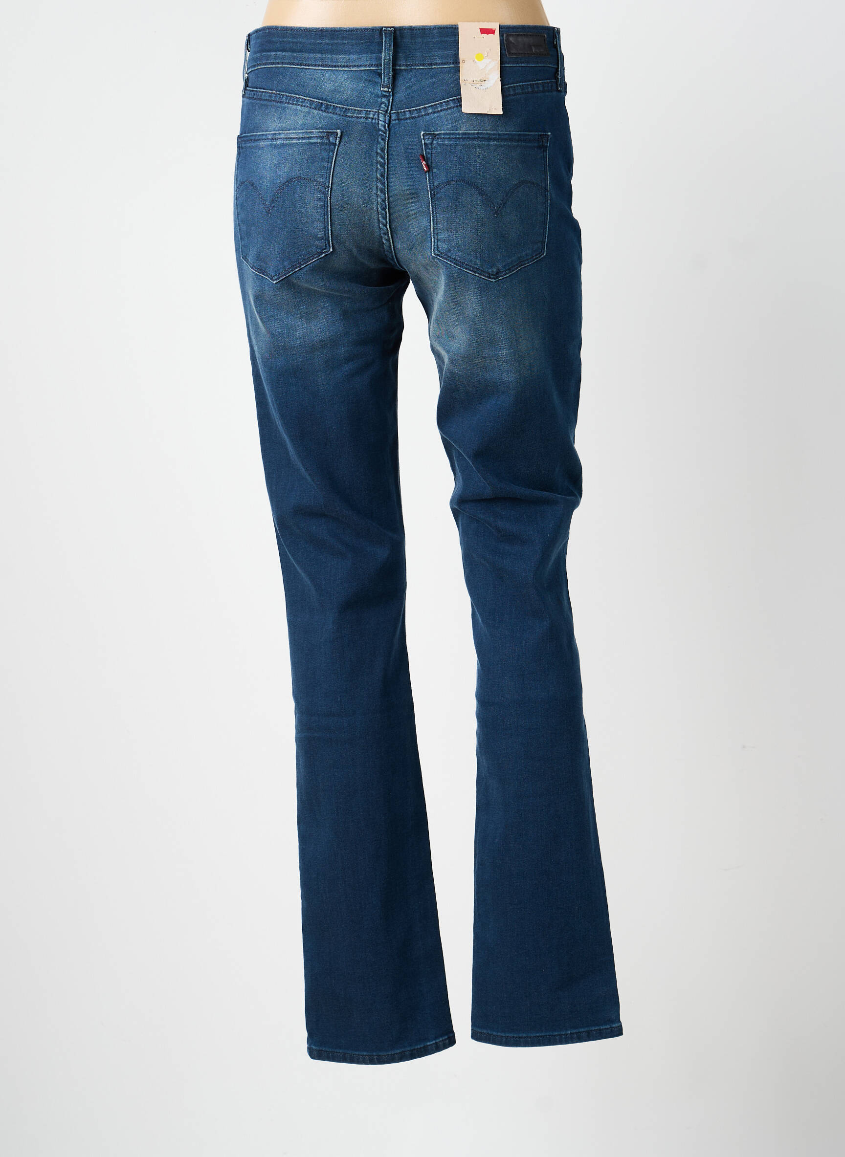 Jeans coupe slim stretch taille normale bleu LEVI'S femme