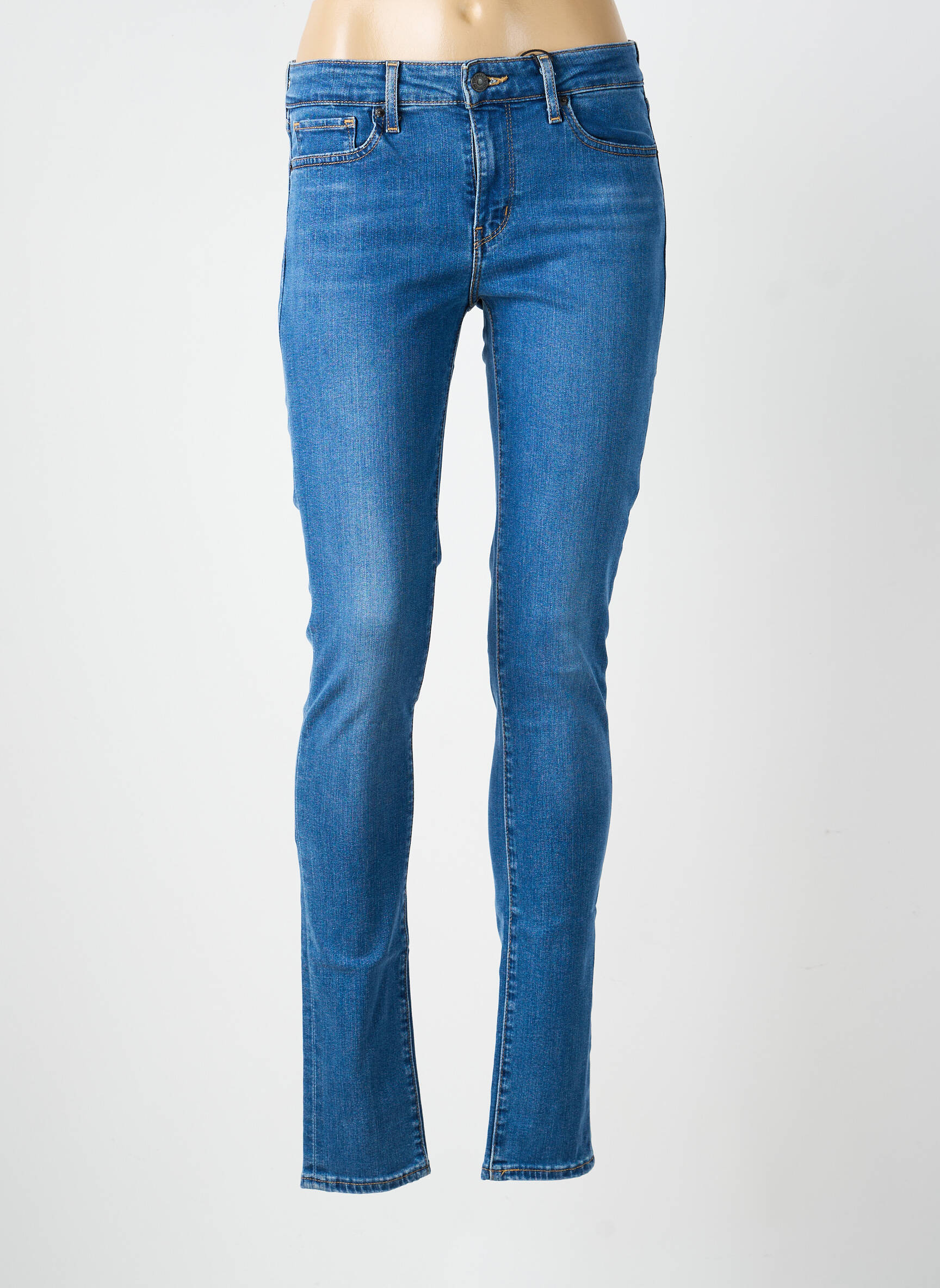 Jeans skinny stretch taille basse bleu LEVI'S femme
