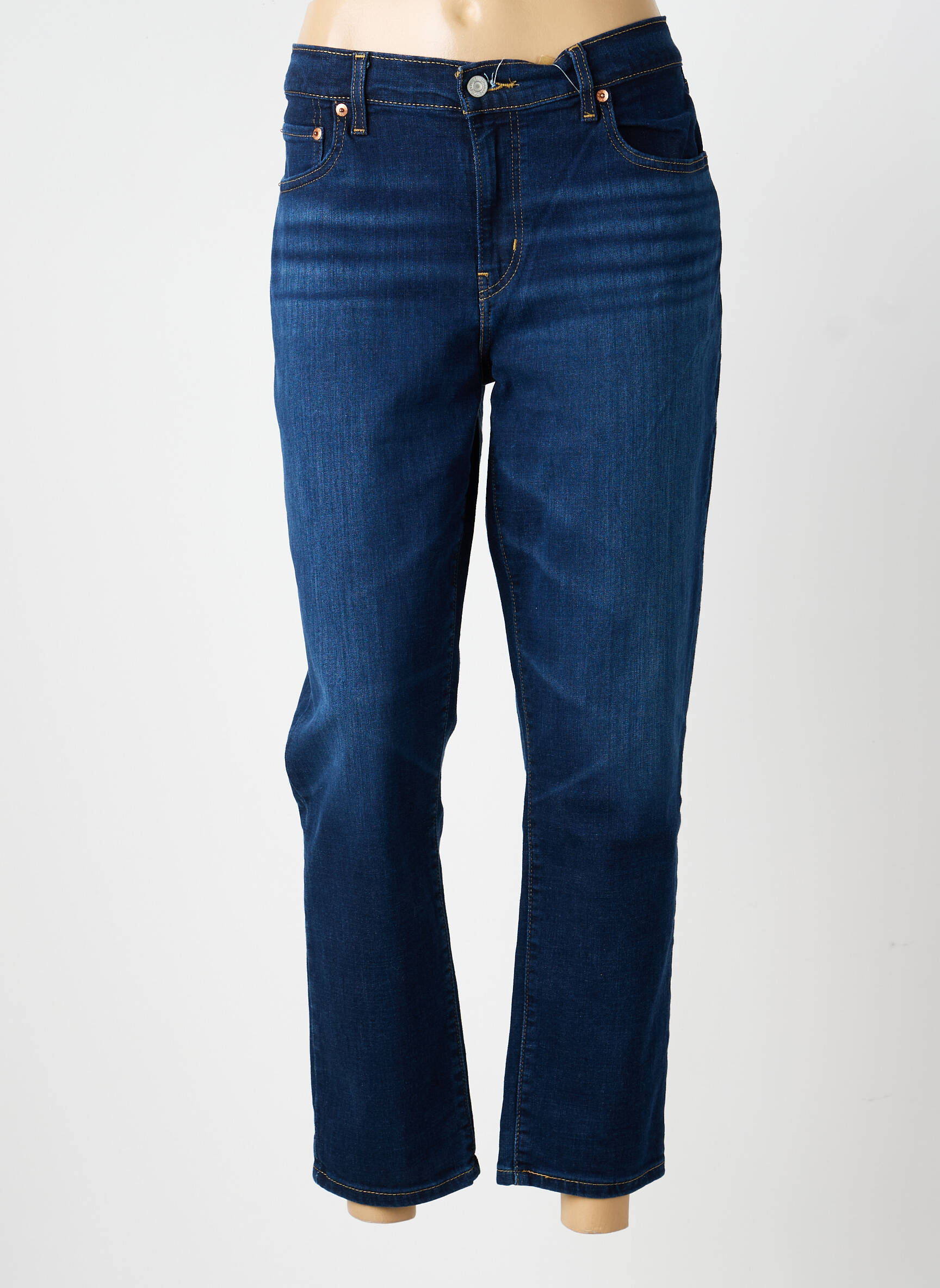 Jeans boyfriend stretch taille normale bleu LEVI'S femme