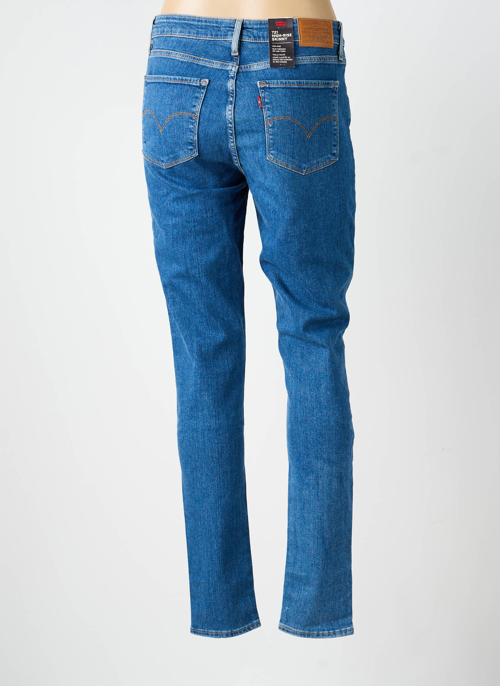 Jeans skinny taille haute taille haute bleu LEVI'S femme