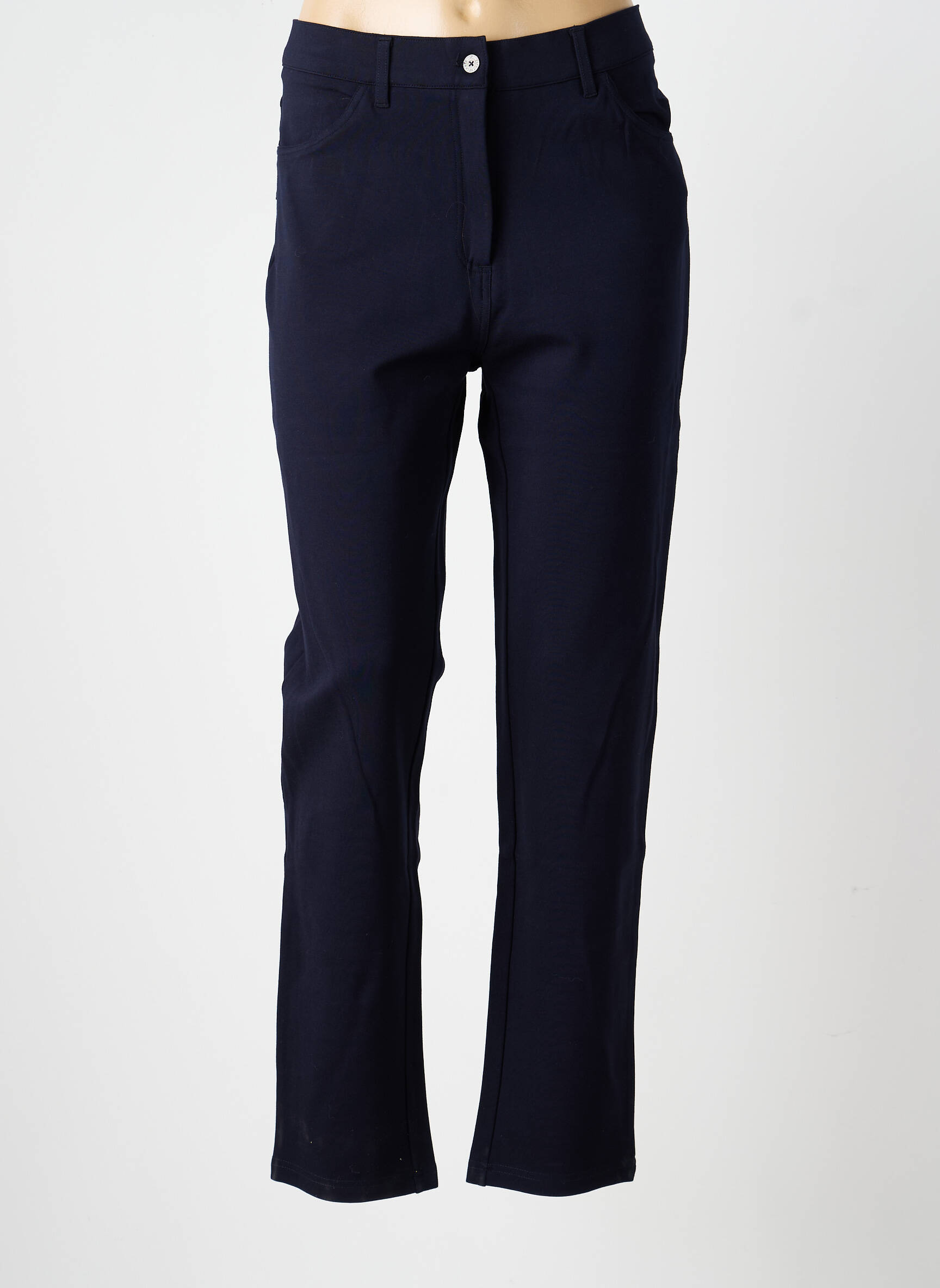 Pantalon slim stretch taille normale bleu ESPRIT DE LA MER femme