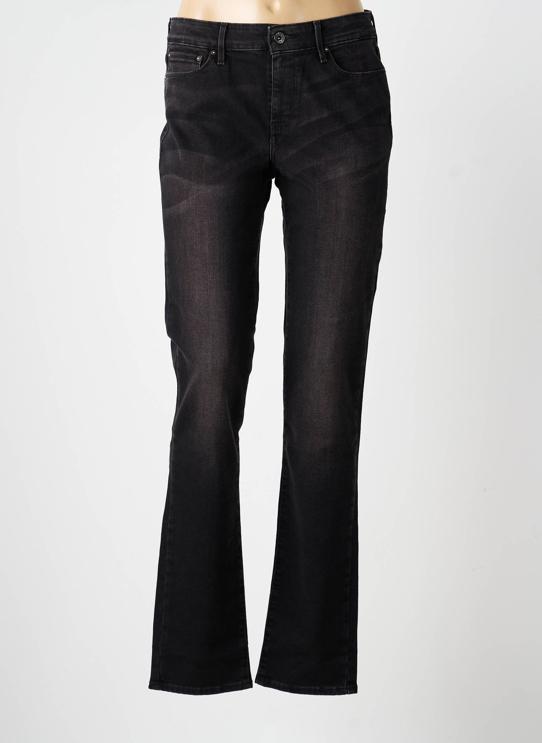 Jeans coupe slim stretch taille normale noir LEVI'S femme