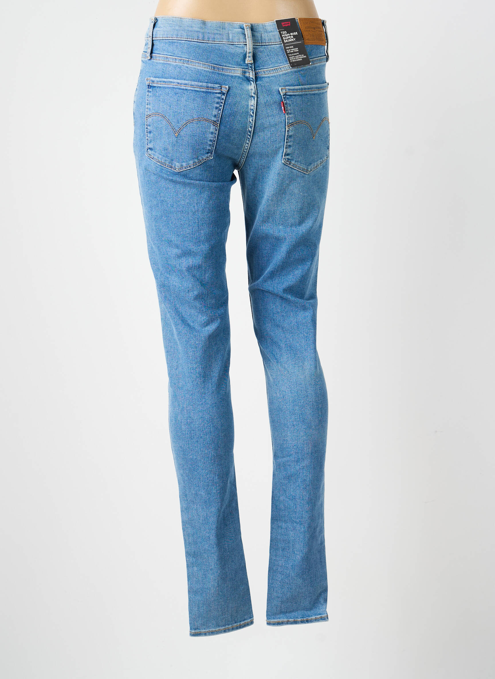 Jeans skinny taille haute taille haute bleu LEVI'S femme