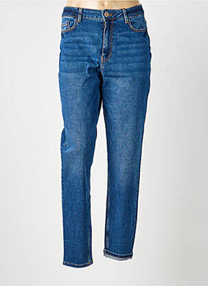 Jean coupe mom poches taille haute bleu PIECES femme